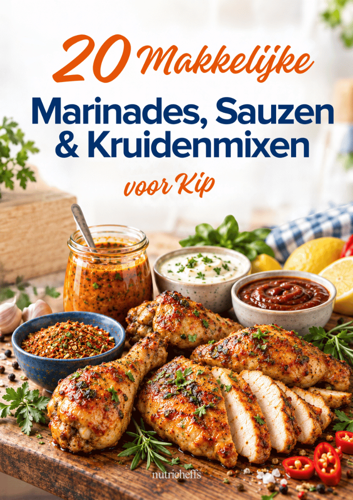 Omslag van de bonus: 20 Marinades, sauzen en kruidenmixen