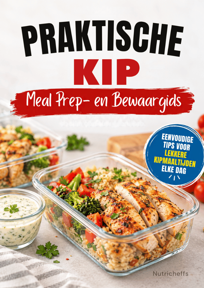 Omslag van de bonus: Praktische Kip meal prep en bewaargids