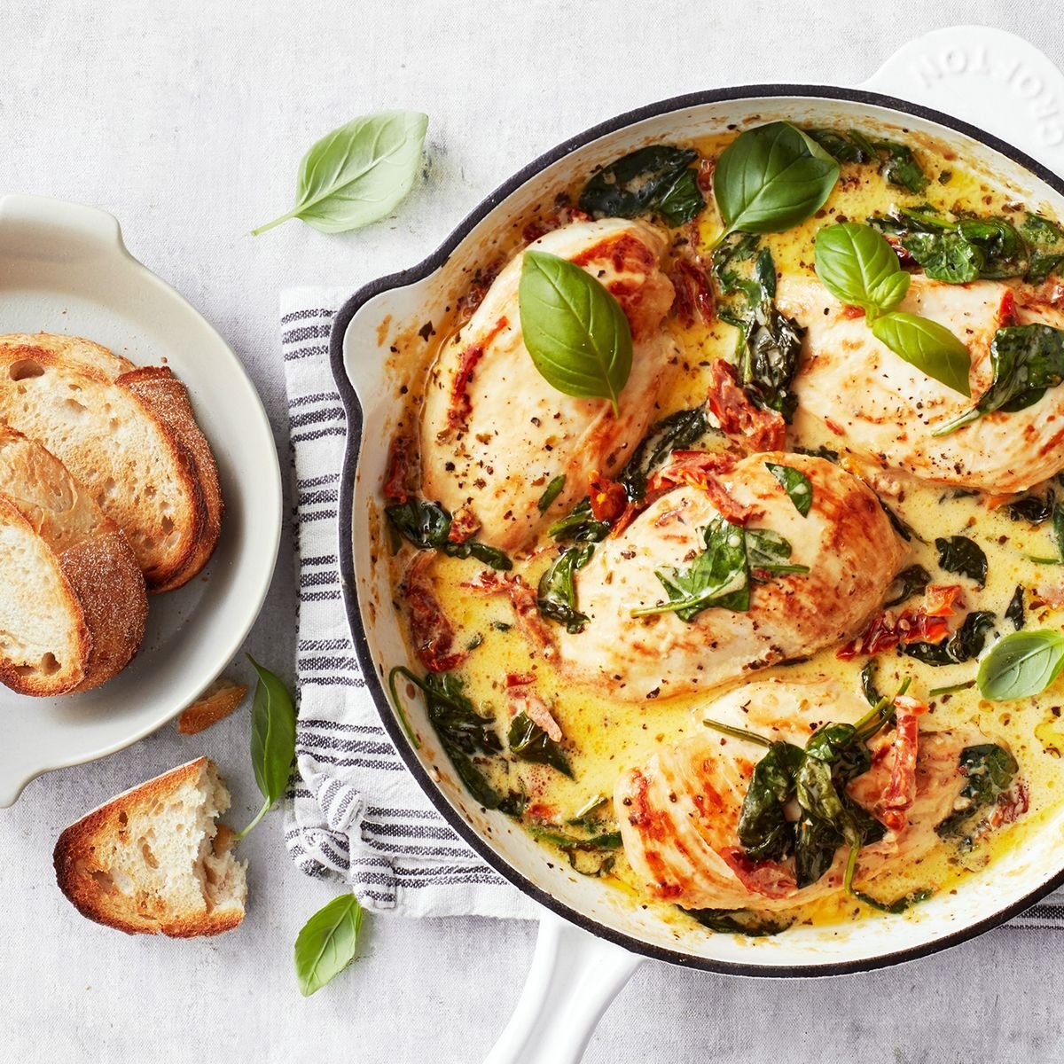 Italiaans eenpansgerecht met kip